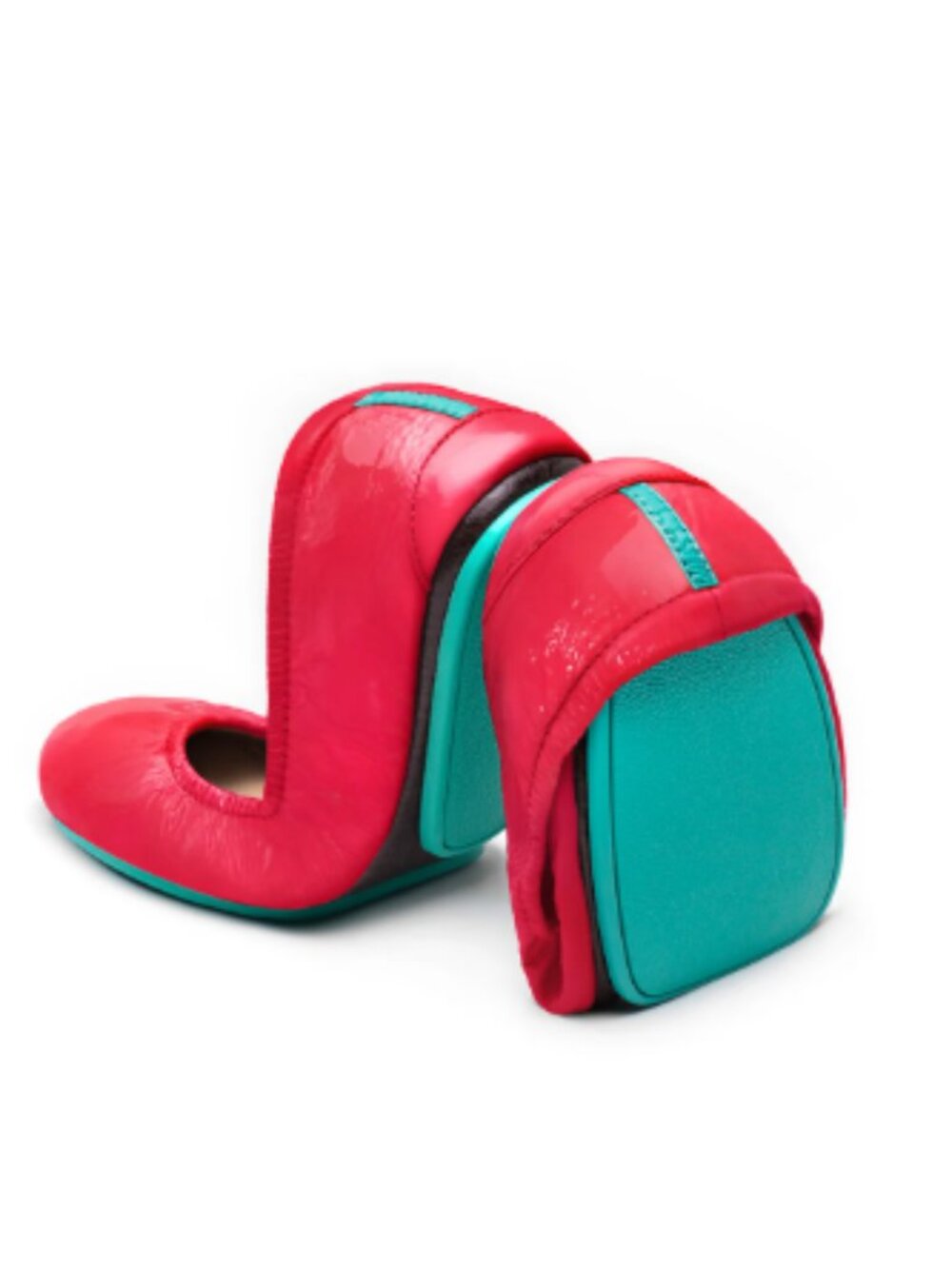 NEW Tieks Toddler Girls Mini Razzleberry Patent Leather Flats Sz 12